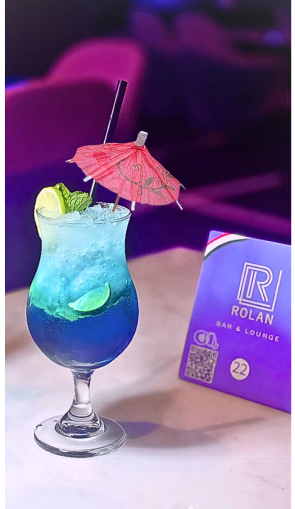 Blue Curacao Mojito